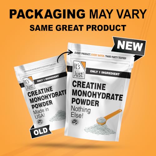 It's Just! Creatine powder ready for mixing