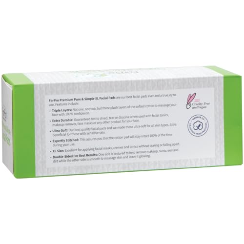Stack of 60ct ForPro facial pads