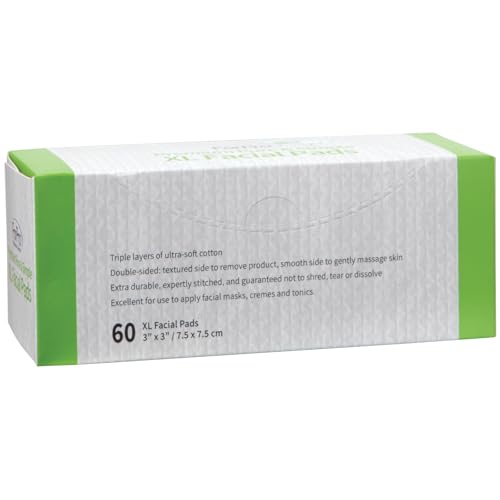 ForPro 3x3 inch cotton pads side view