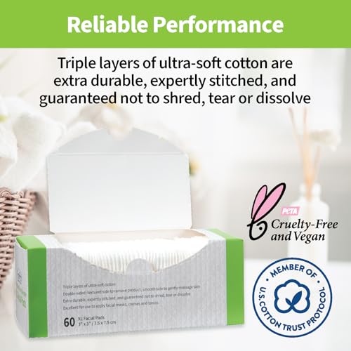 Smooth surface of ForPro cotton pad