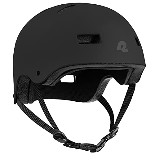 Retrospec Dakota Matte Black Large helmet side view