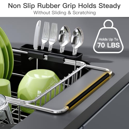 JASIWAY dish rack silver finish details