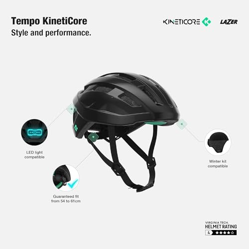 Back view of LAZER Tempo KinetiCore with TurnSys dial