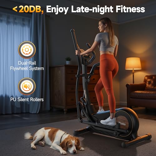 Niceday elliptical quiet workout system