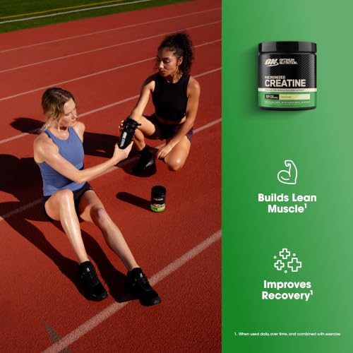 Optimum Nutrition Creatine Monohydrate supplement facts label