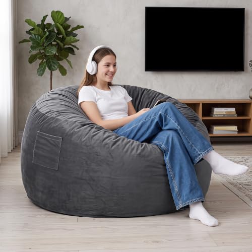 Kromax bean bag chair top view