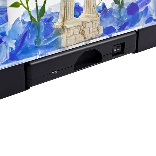 Tetra fish tank feeding hole detail