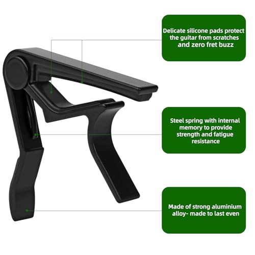 Htaexpu capo on acoustic guitar neck