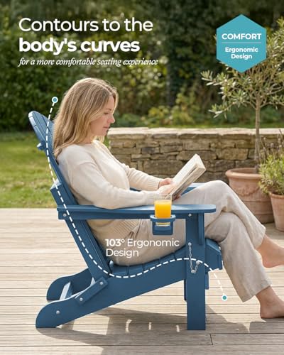 Ciokea patio chair showing ergonomic backrest angle