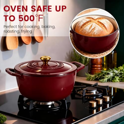 JINCHUFURI dutch oven on stove