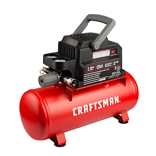 CRAFTSMAN 2 Gallon Portable Air Compressor side view
