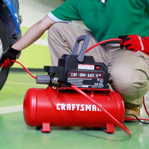 Control panel of CRAFTSMAN 2 Gallon air compressor