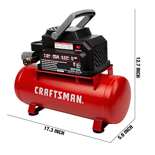 CRAFTSMAN air compressor oil-free pump motor