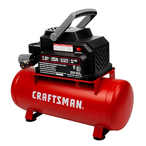 CRAFTSMAN compressor in workshop setting