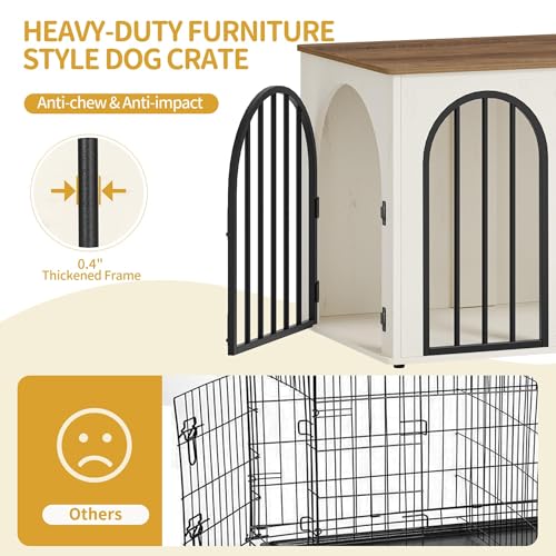 Top surface of Hzuaneri 31.5'' pet crate