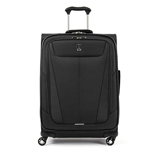 Travelpro Maxlite 5 25-Inch black luggage front view