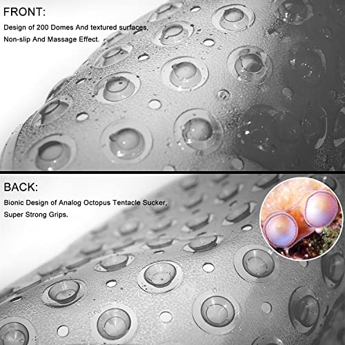 TEESHLY bath mat suction cup detail