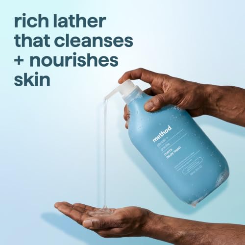 Back of Method Men’s body wash bottle