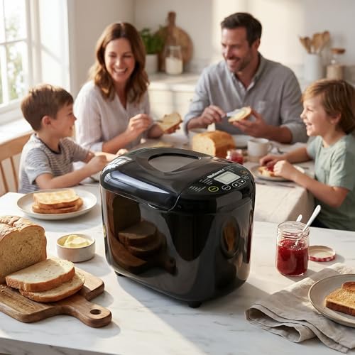 Elite Gourmet bread maker side profile