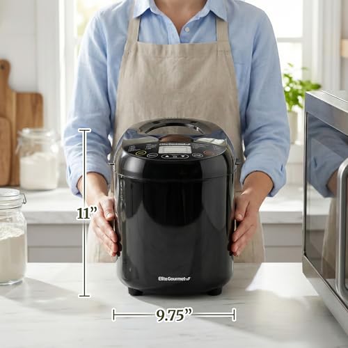 Elite Gourmet bread maker top view