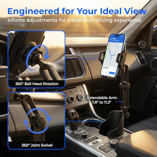 Sosirolo mount base for various car cup holders
