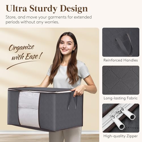 Stainless steel zipper detail on Lifewit bag