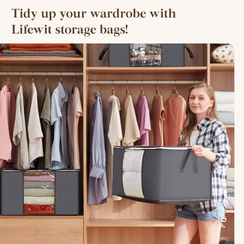 Set of six gray Lifewit organizers
