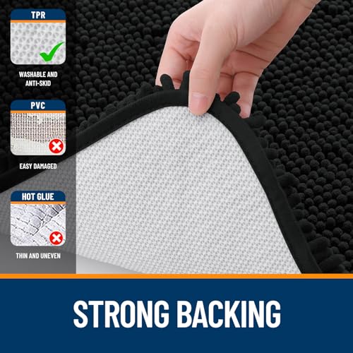 Machine washable fabric of OLANLY chenille mat