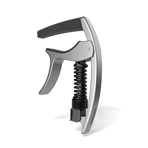 D’Addario NS Tri-Action Silver Capo front view