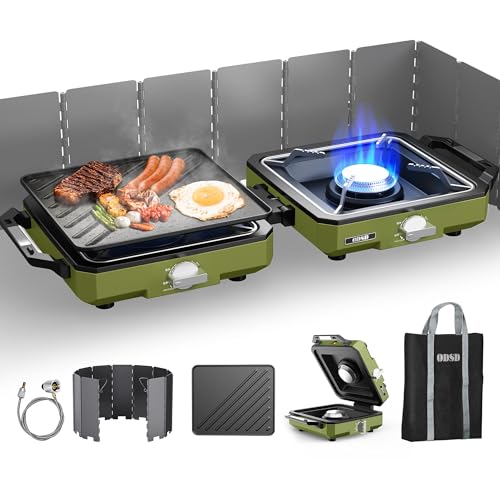 ODSD 2 Burner Camping Stove front view