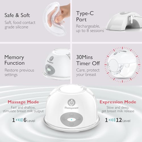 Breast pump charging with Type-C cable