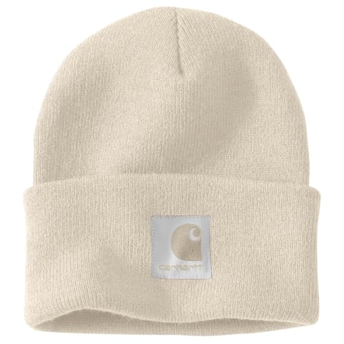 Carhartt Women's Knit Satin-Lined Beanie in Oat Milk