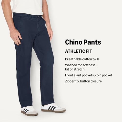 Close up of chino pant button and zipper fly