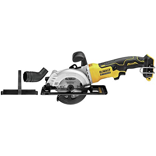 DEWALT ATOMIC 20V MAX 4-1/2-Inch Circular Saw profile view