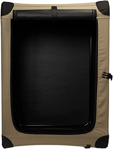 Basics soft crate top door open