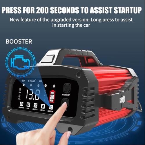 E-FAST automotive battery charger connection clamps