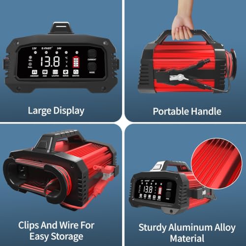 E-FAST charger showing cable organization