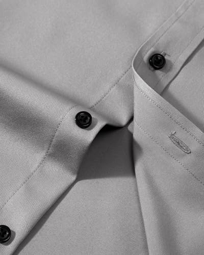 Lusead grey shirt sleeve and cuff detail