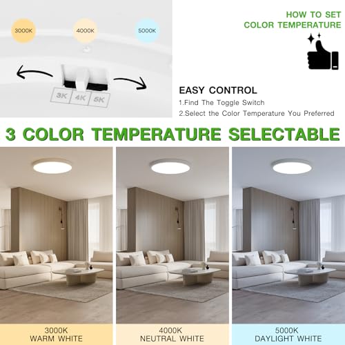 Color temperature settings graphic