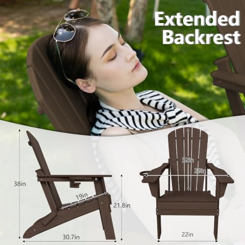 Plawdlik Coffee Adirondack chair side profile