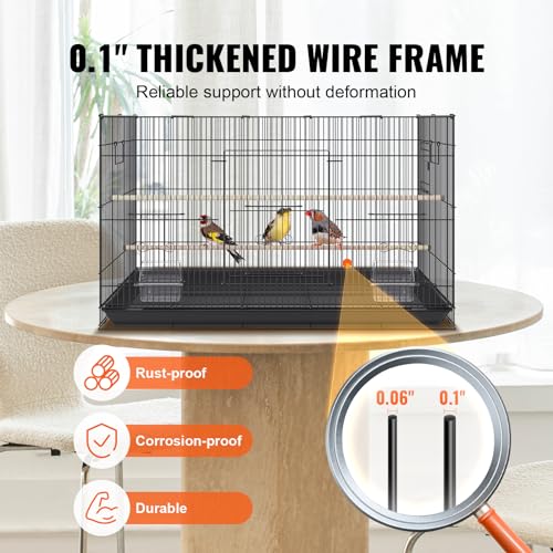 Slide-out tray and mesh bottom