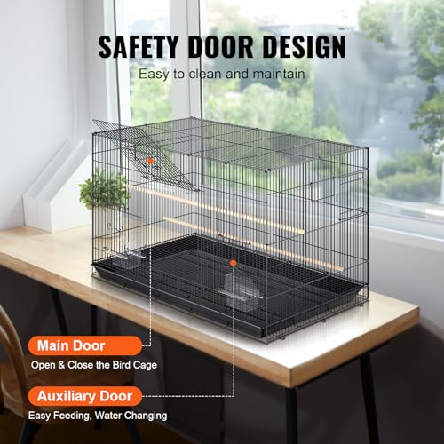 Secure cage door latch mechanism