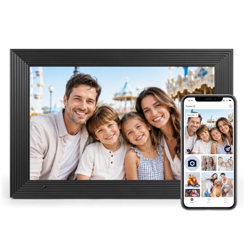 AEEZO 10.1 Inch WiFi Digital Picture Frame front view