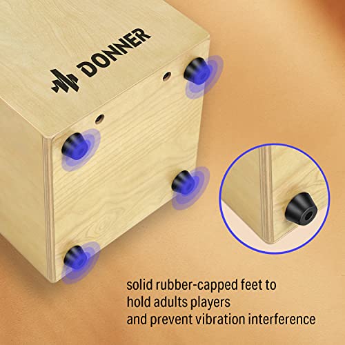 Side profile of Donner Cajon showing rubber feet