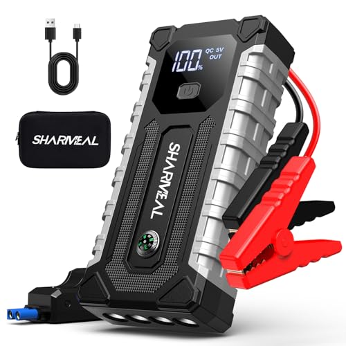 Sharmeal 7000A jump starter front view