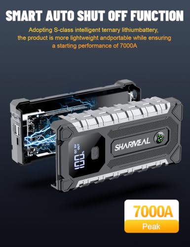 Sharmeal 7000A rear label and specs