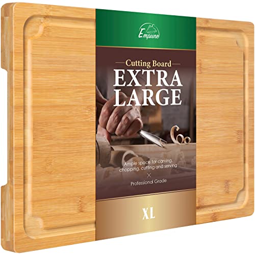 Empune extra large bamboo cutting board
