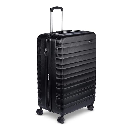 Basics 30-inch hardside checked luggage black