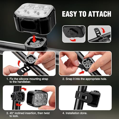 WORKPRO rechargeable bike light accessories