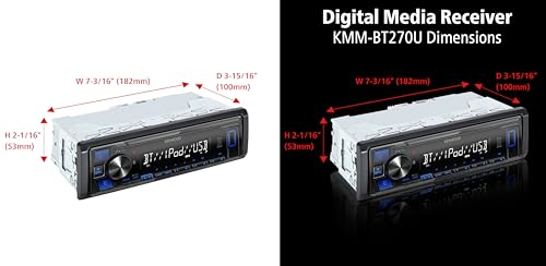 Bluetooth media receiver rear ports